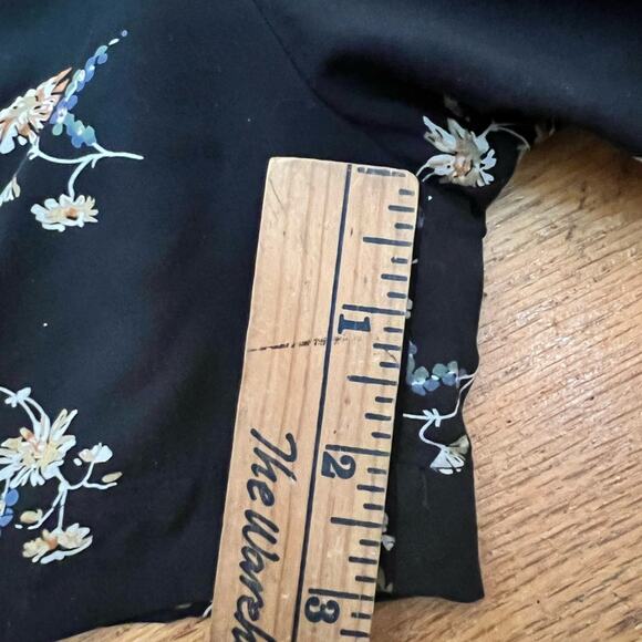 Madewell | Black Floral Romper Size Small - Picture 14 of 14